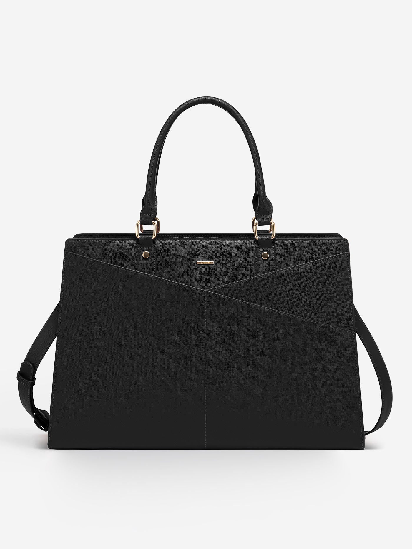 2Pcs Leather Office Laptop Tote Bag. 15.6 17.3 - Image 6