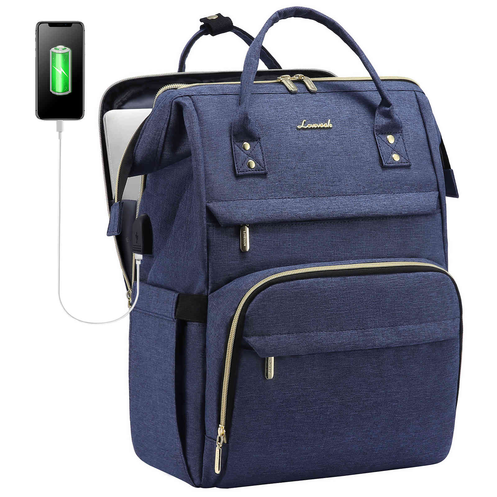Viola Ⅱ Laptop Backpack with Separate Laptop Compartment. 15.6 17 - Image 12
