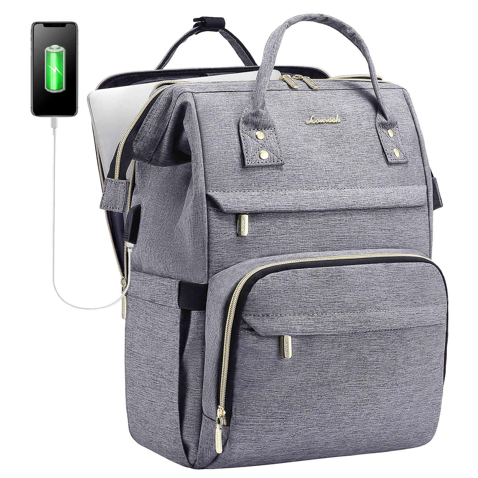 Viola Ⅱ Laptop Backpack with Separate Laptop Compartment. 15.6 17 - Image 11