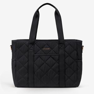 2Pcs Quilted Puffer Laptop Handbag. 15.6 17