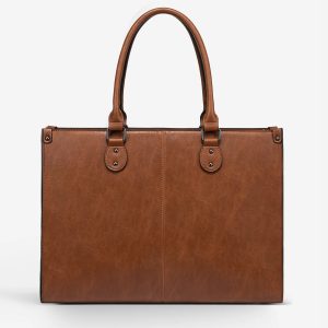 2Pcs Vintage Leather Laptop Bag. 15.6