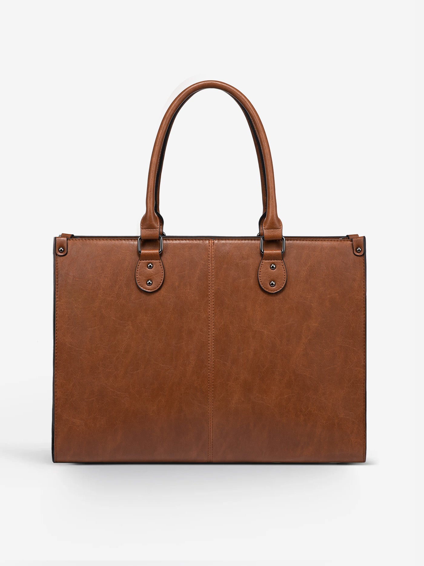 2Pcs Vintage Leather Laptop Bag. 15.6