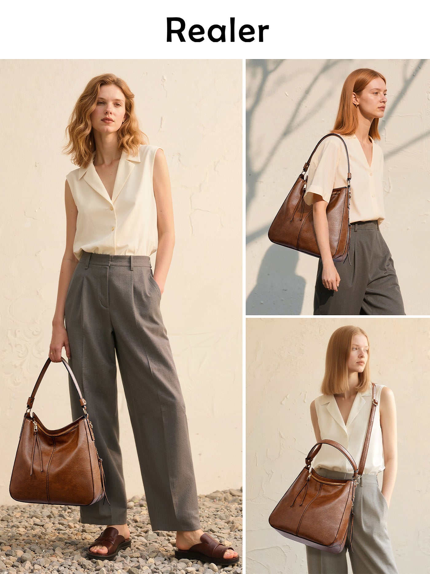Vintage Leather Tote - Image 3