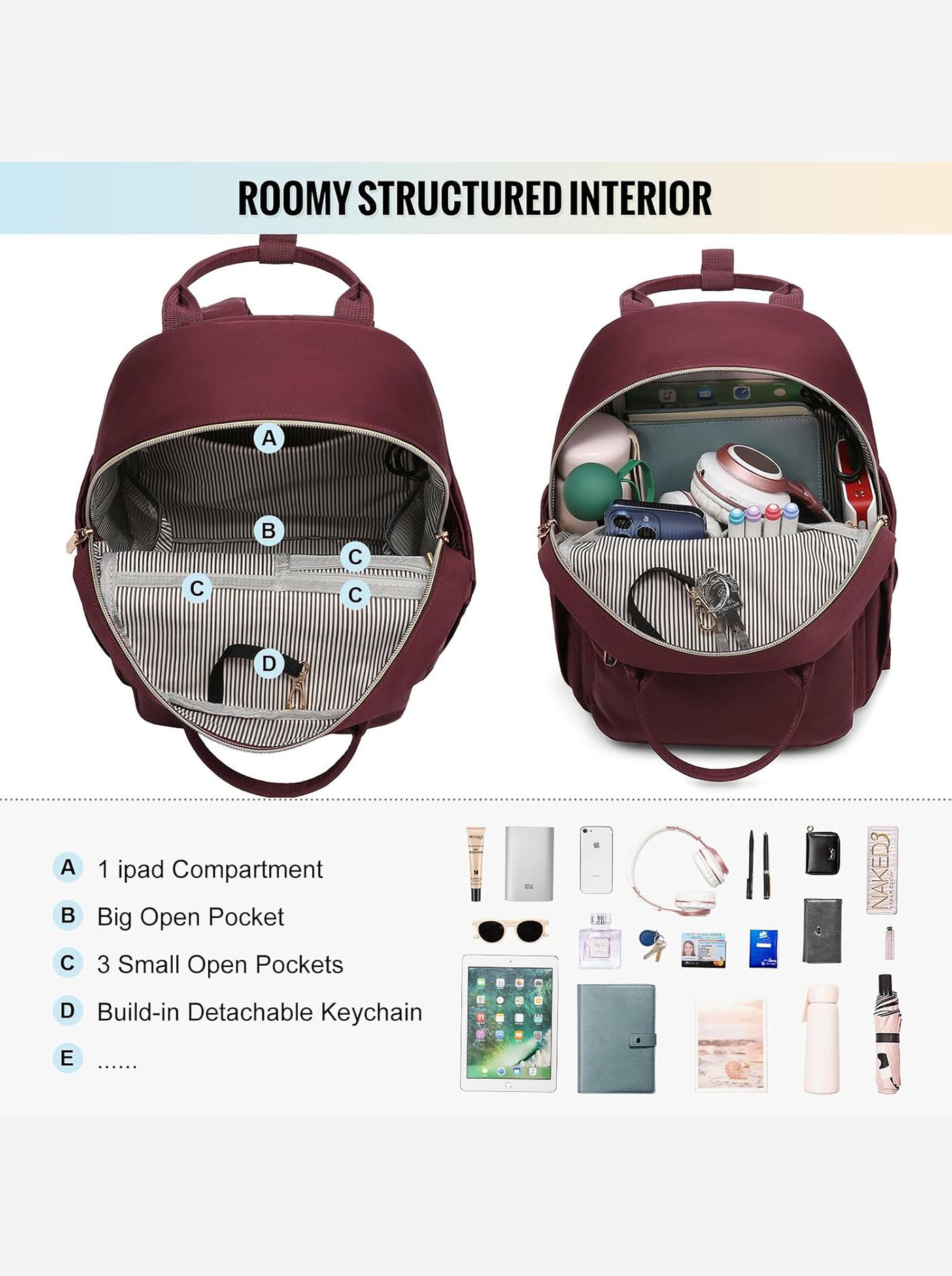 Light Weight Fashion Backpack. 11 13.3 - Image 5