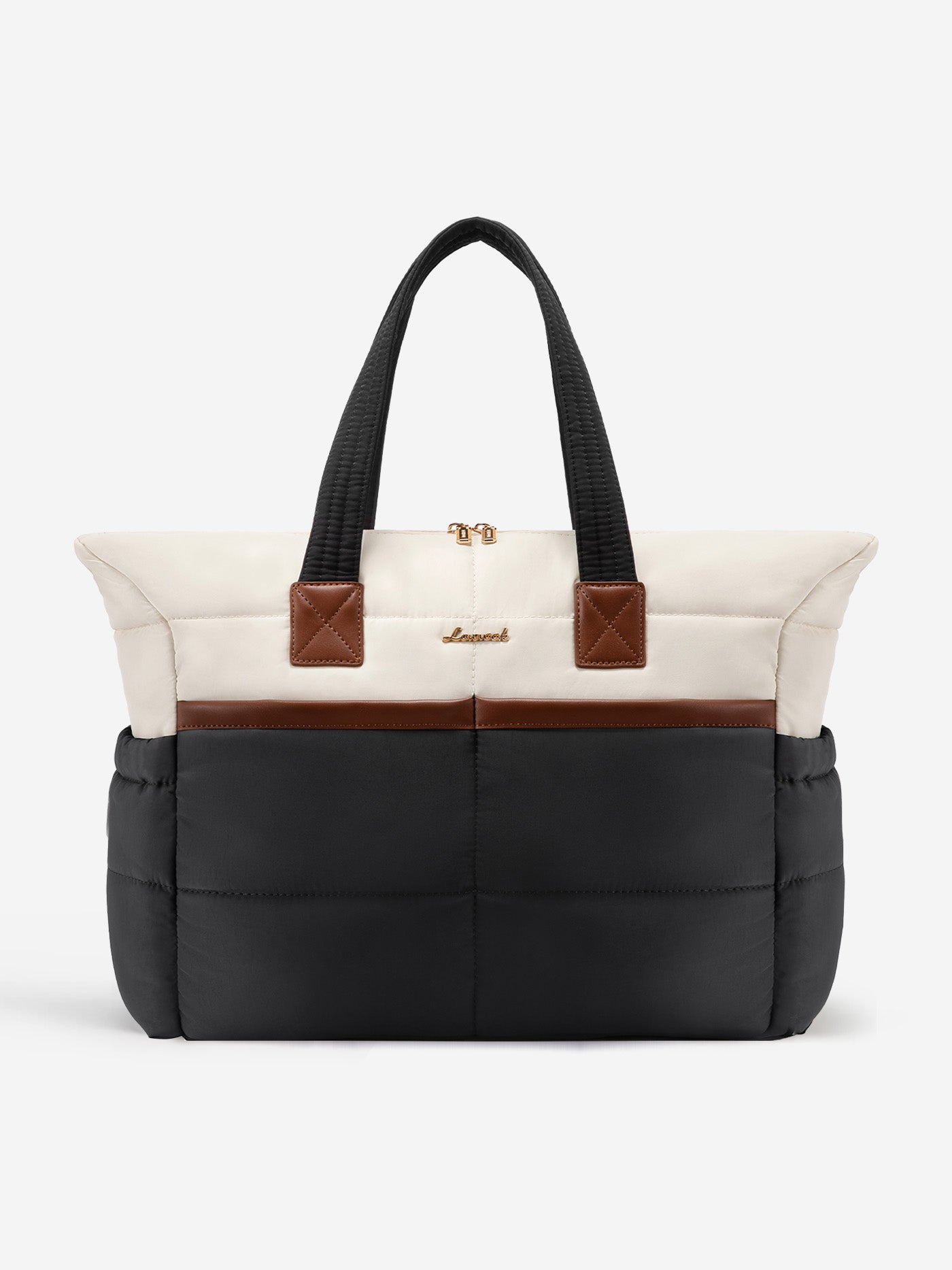 Multi-pocket Puffer Tote Bag. 15.6 17.3 - Image 10
