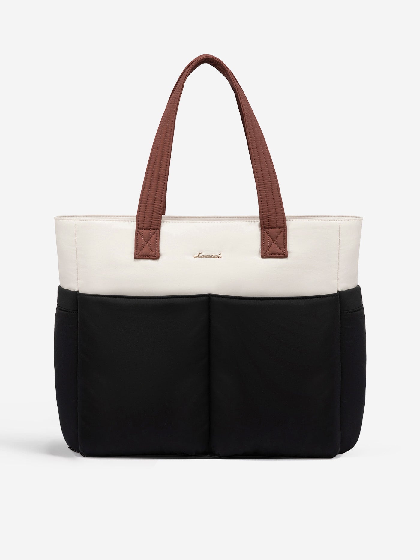 2Pcs Multi-pocket Puffer Tote Bag. 15.6 17.3 - Image 11