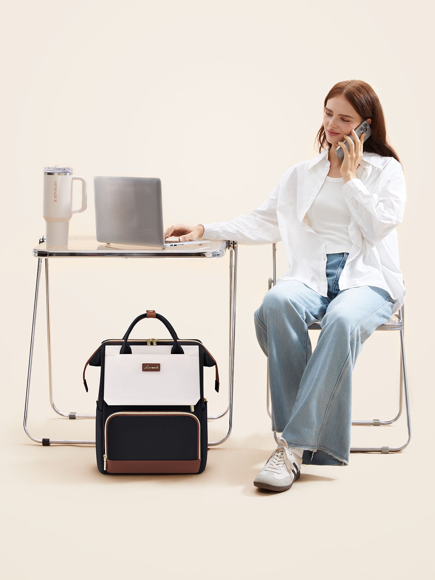 Cute Casual Laptop Backpack. 15.6 17.3. 5000 - Image 2