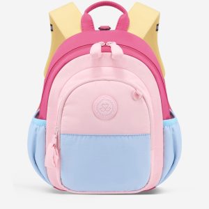 Puffer Kids Backpack. Blue Red