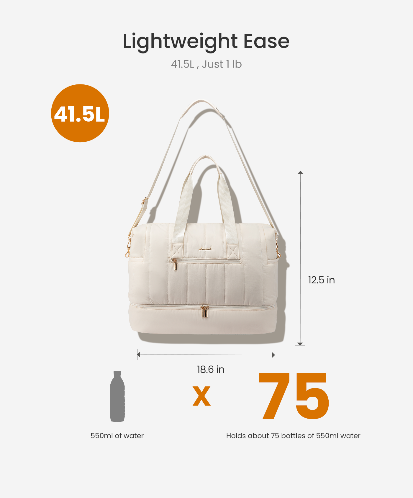 Puffer Travel Duffle Bag - Image 3