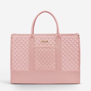 2 Pcs Quilted Laptop Tote Bag. 15.6 17