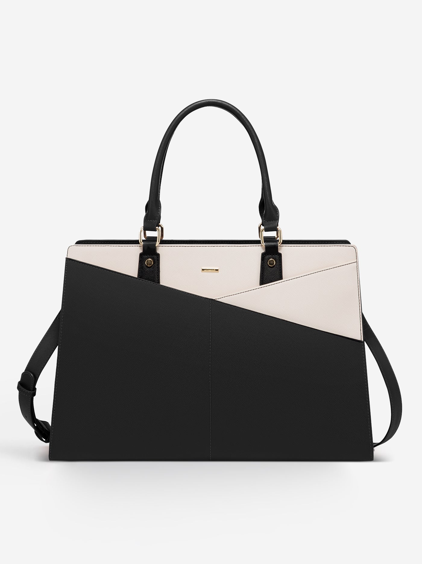 2Pcs Leather Office Laptop Tote Bag. 15.6 17.3