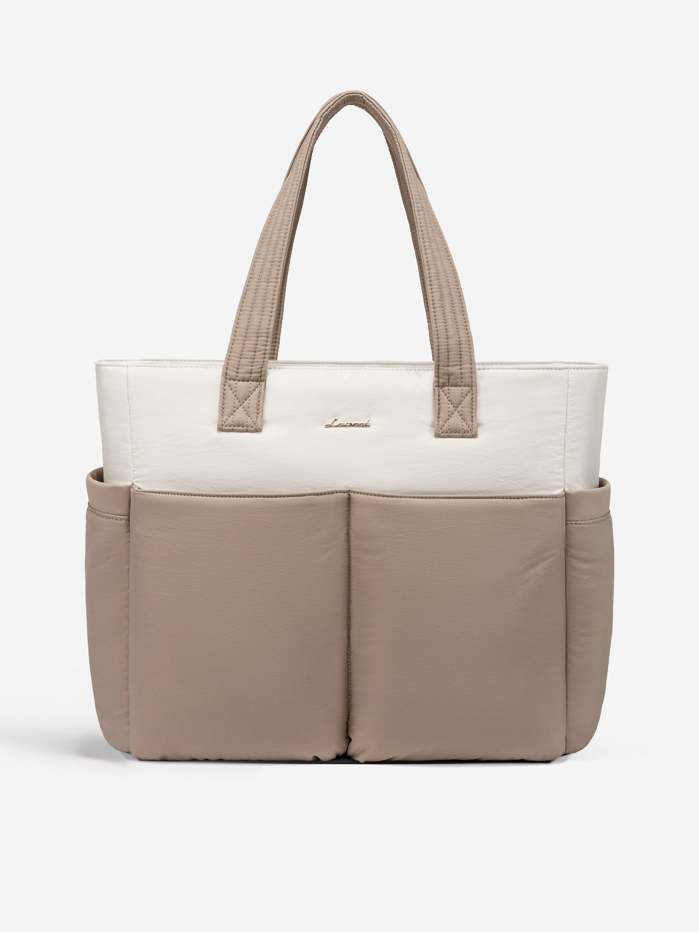 2Pcs Multi-pocket Puffer Tote Bag. 15.6 17.3 - Image 12