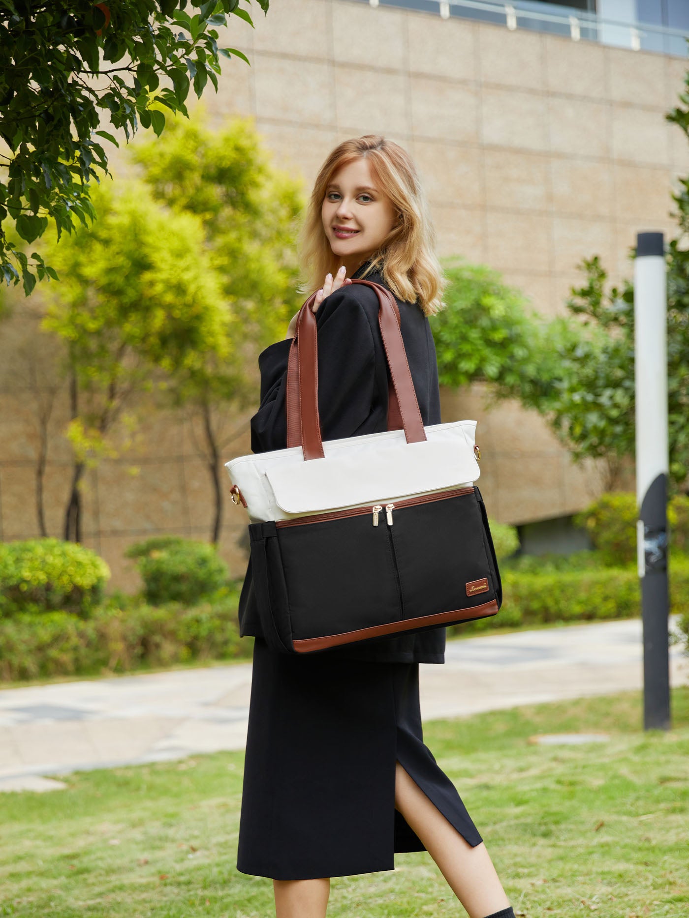 Canvas Laptop Tote Bag. 15.6 - Image 3