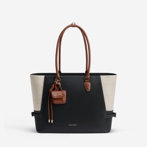 The Anchor Collection Tote Bag. C0003. Gray & Black