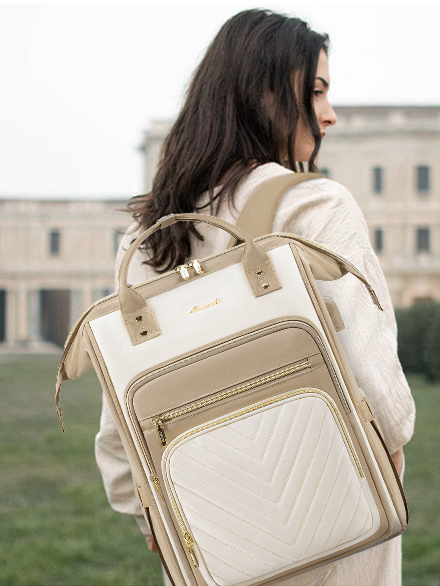 Chevron laptop backpack . 15.6 17.3 - Image 2