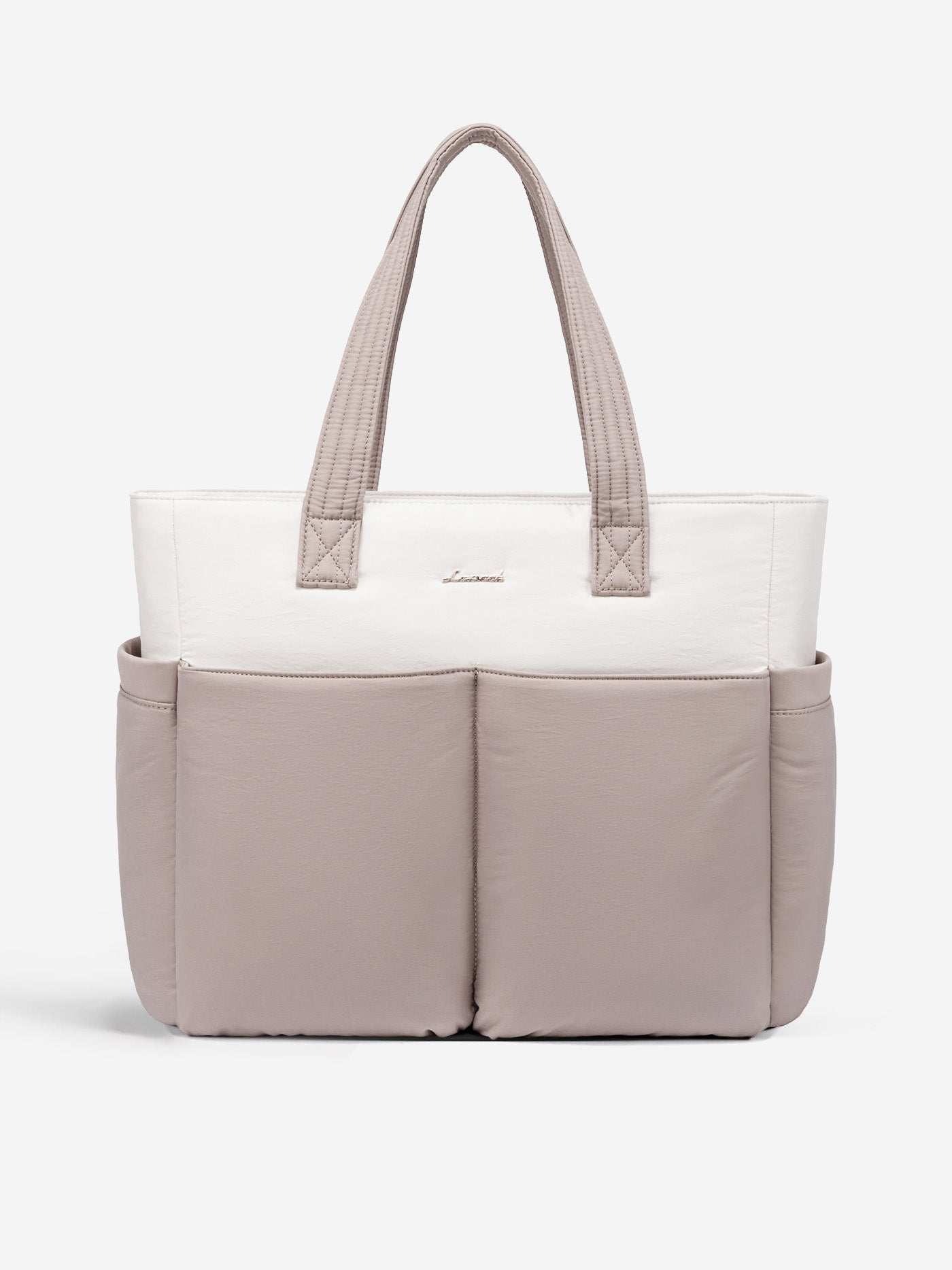 2Pcs Multi-pocket Puffer Tote Bag. 15.6 17.3 - Image 13