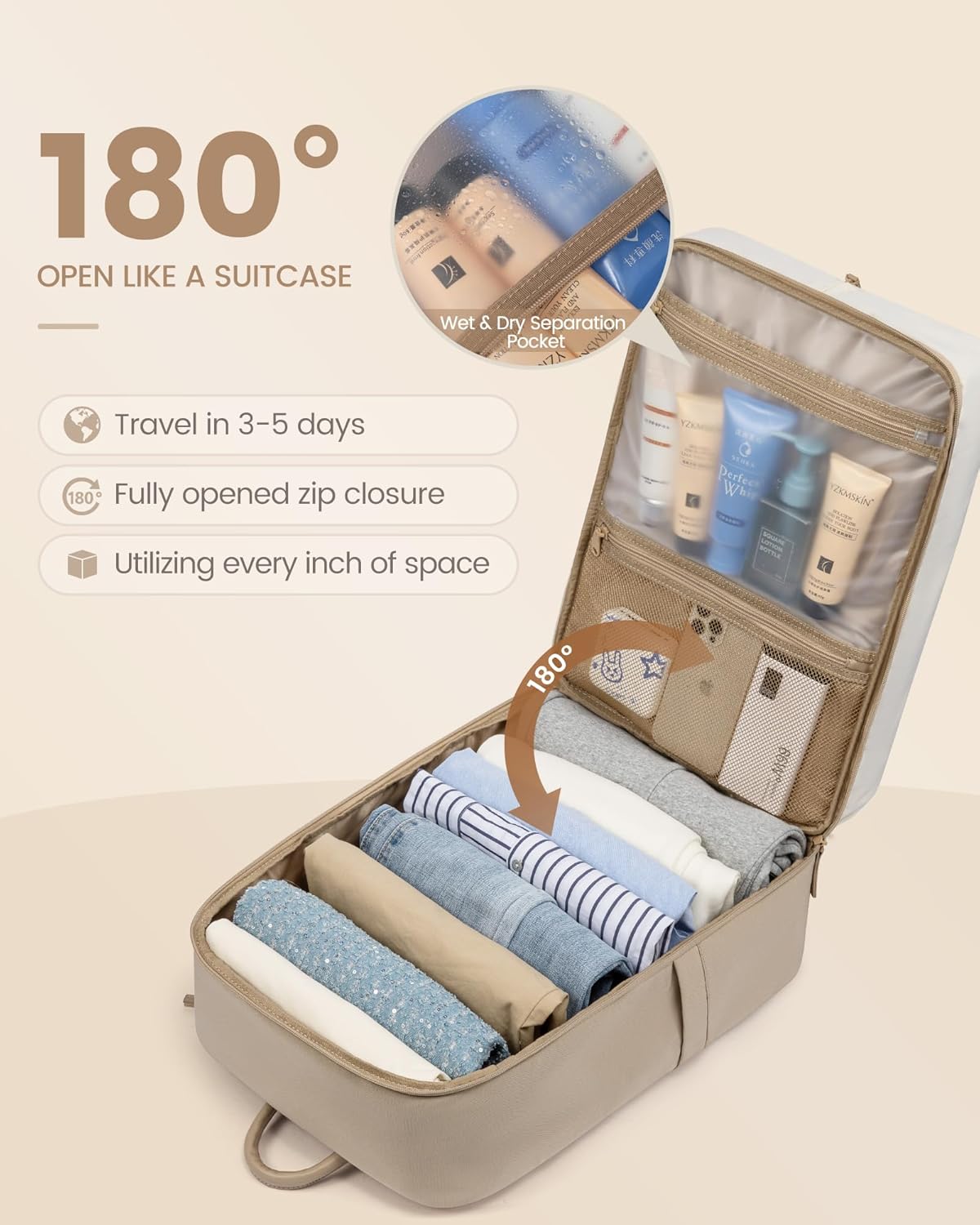 Versatile Stylish Travel Backpack. 45L - Image 9