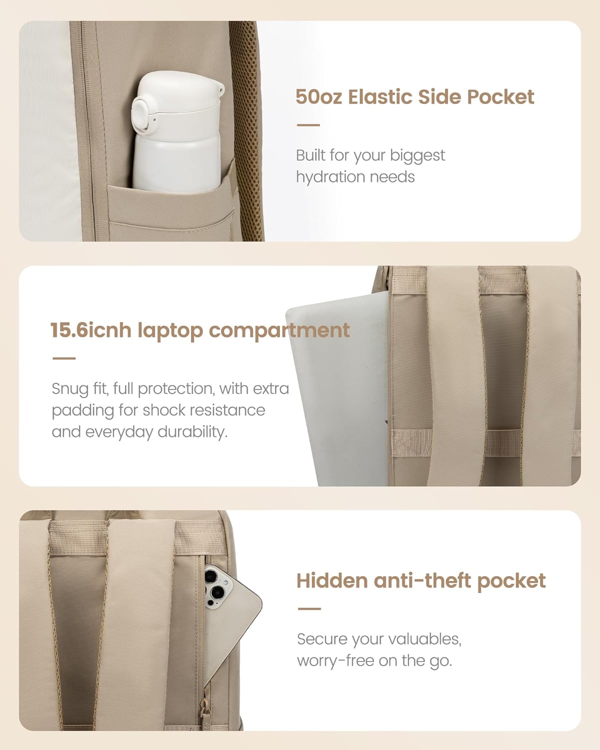 Versatile Stylish Travel Backpack. 45L - Image 10