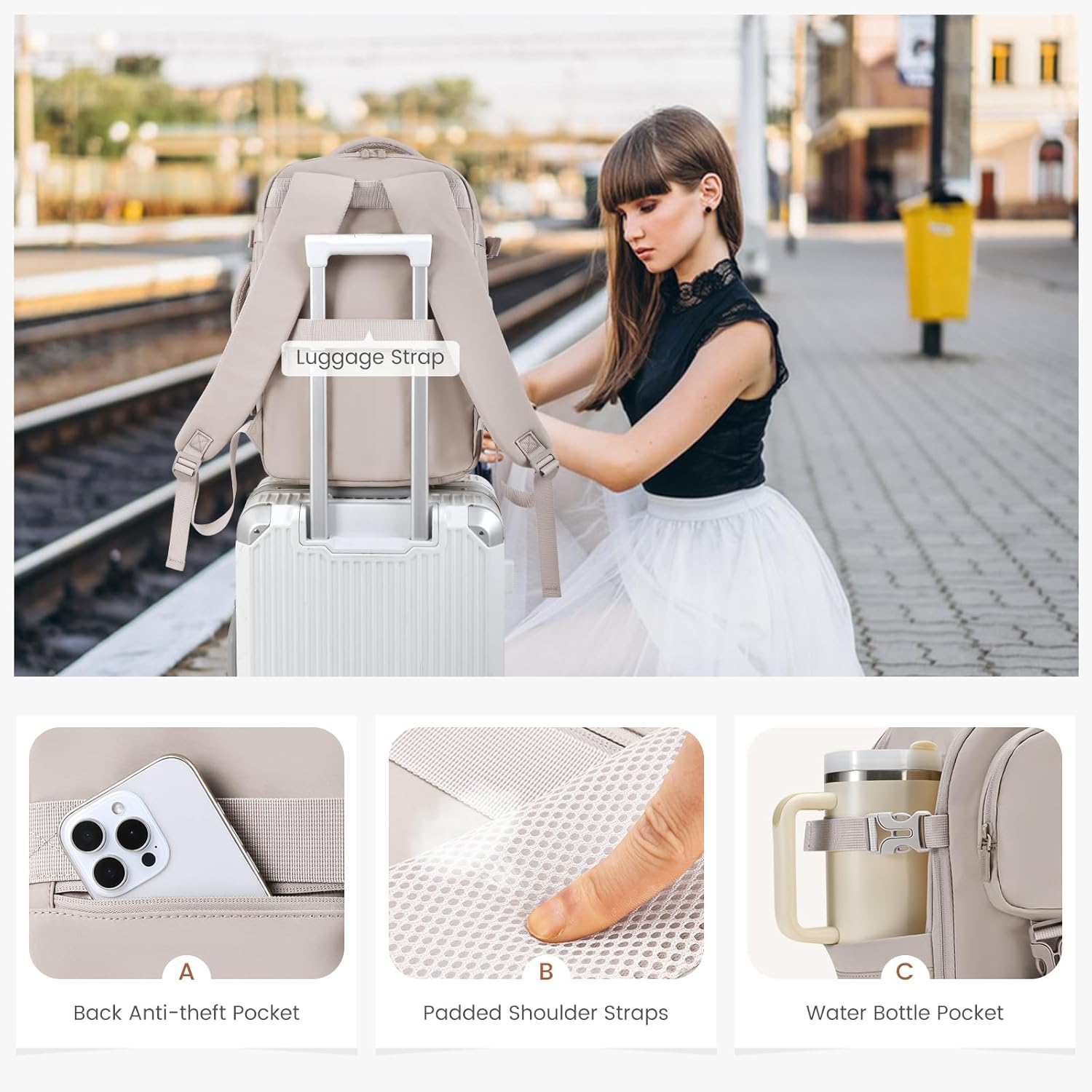 2Pcs Carry on Backpack. 40L 50L - Image 11
