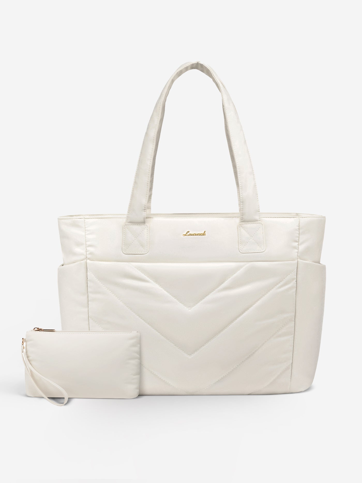 2Pcs Lightweight Puffy Tote Bag - Image 13
