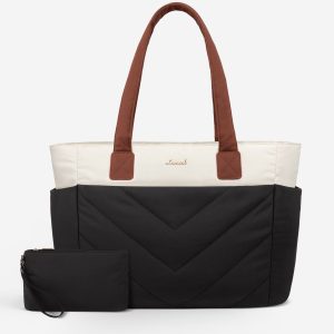 2Pcs Lightweight Puffy Tote Bag