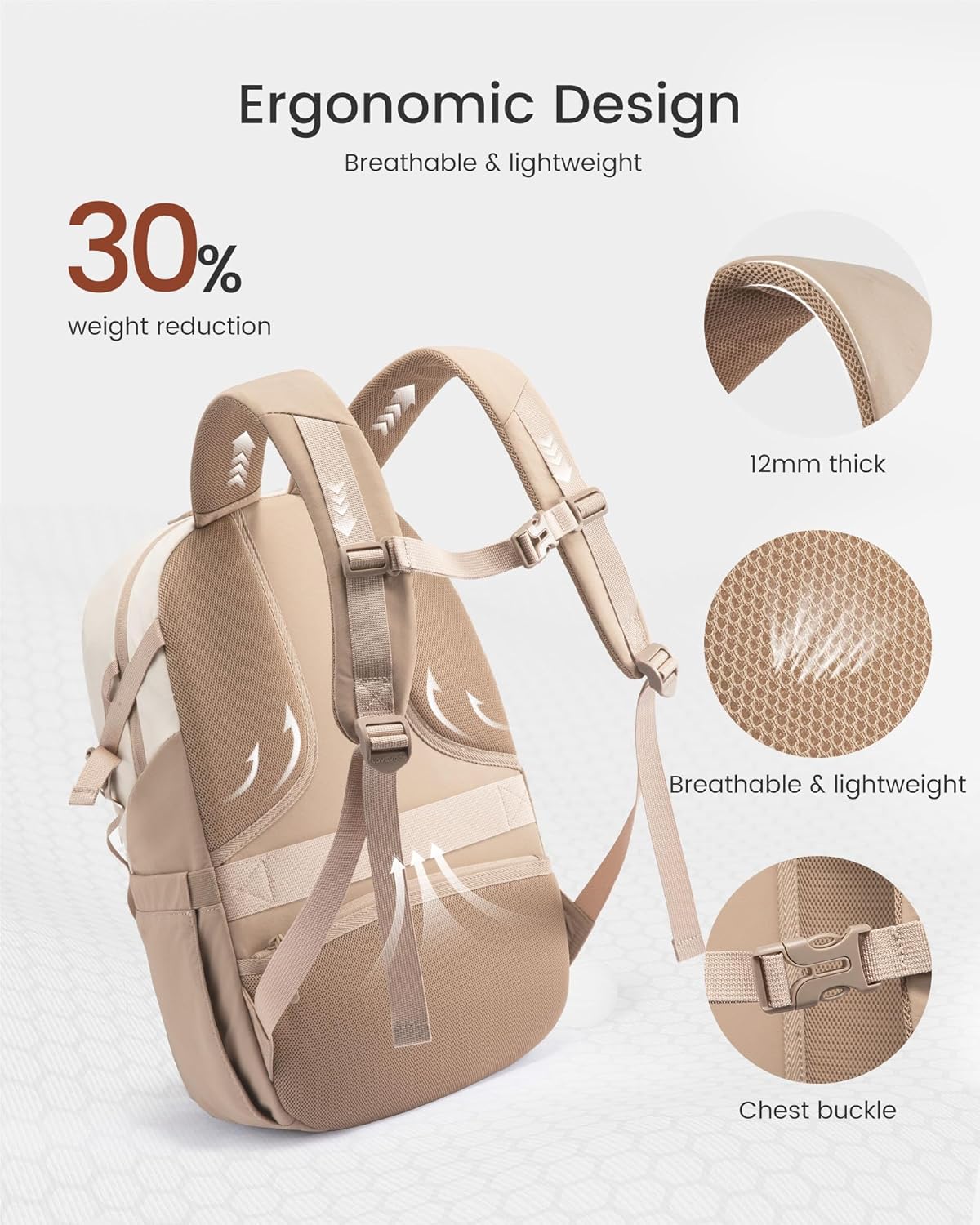 Casual Daypack Backpack. 15.6 17.3 - Image 4