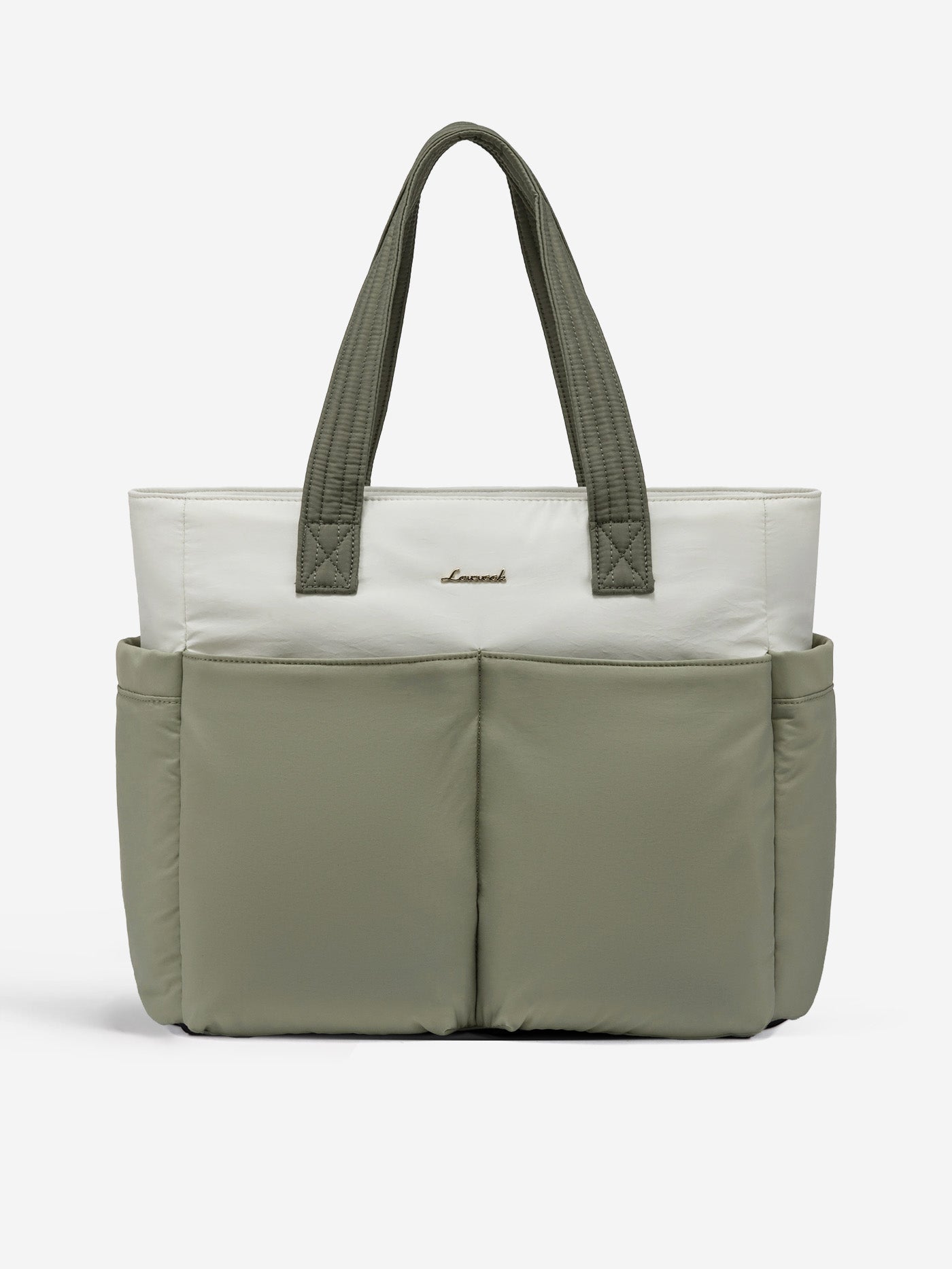 2Pcs Multi-pocket Puffer Tote Bag. 15.6 17.3