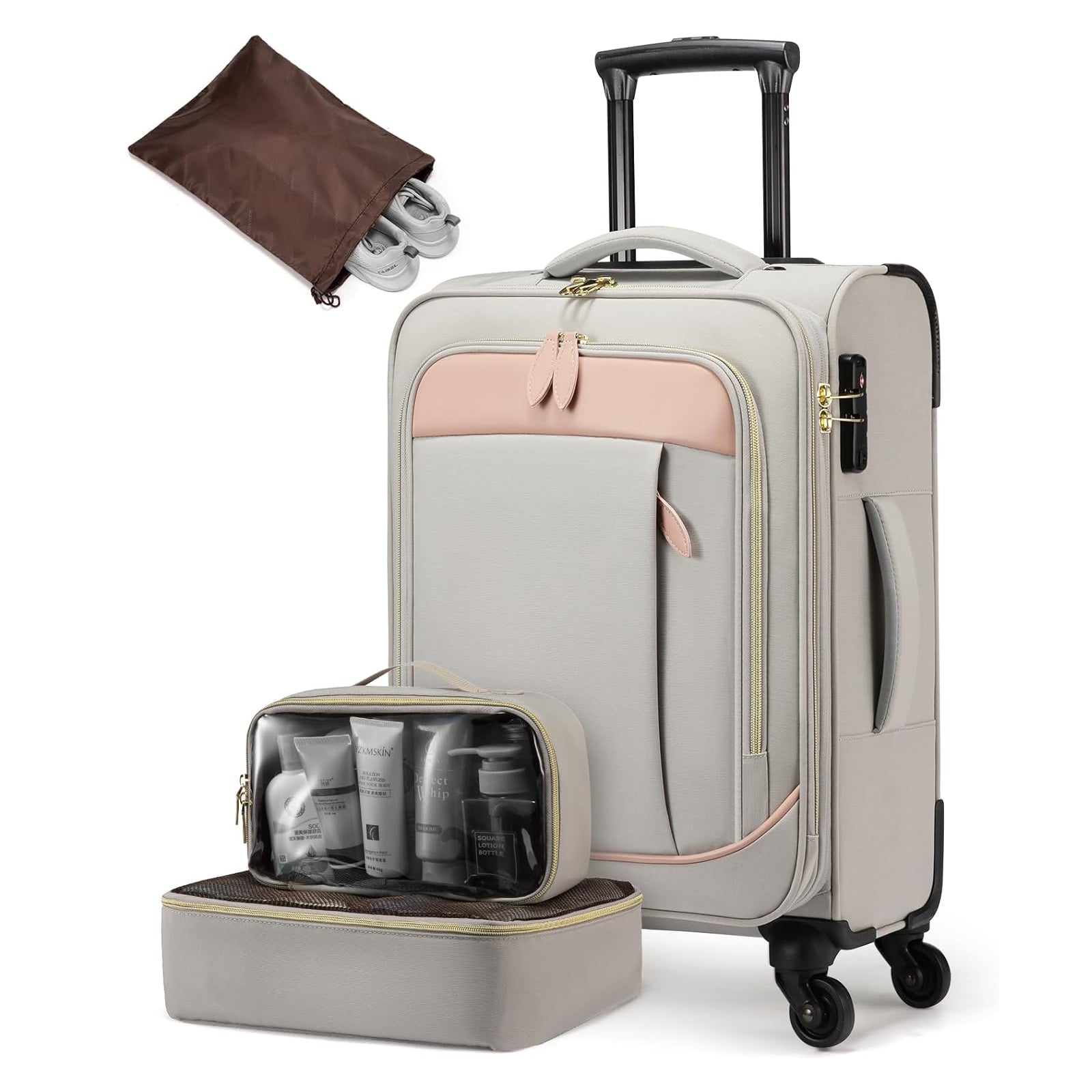 4Pcs Travel Suitcases 20 Inch(US ONLY) - Image 11