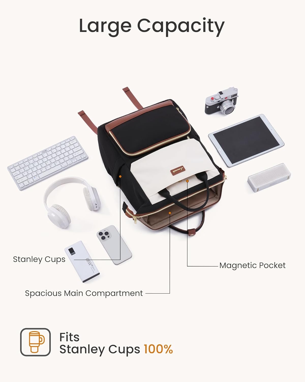 Cute Casual Laptop Backpack. 15.6 17.3. 5000 - Image 6