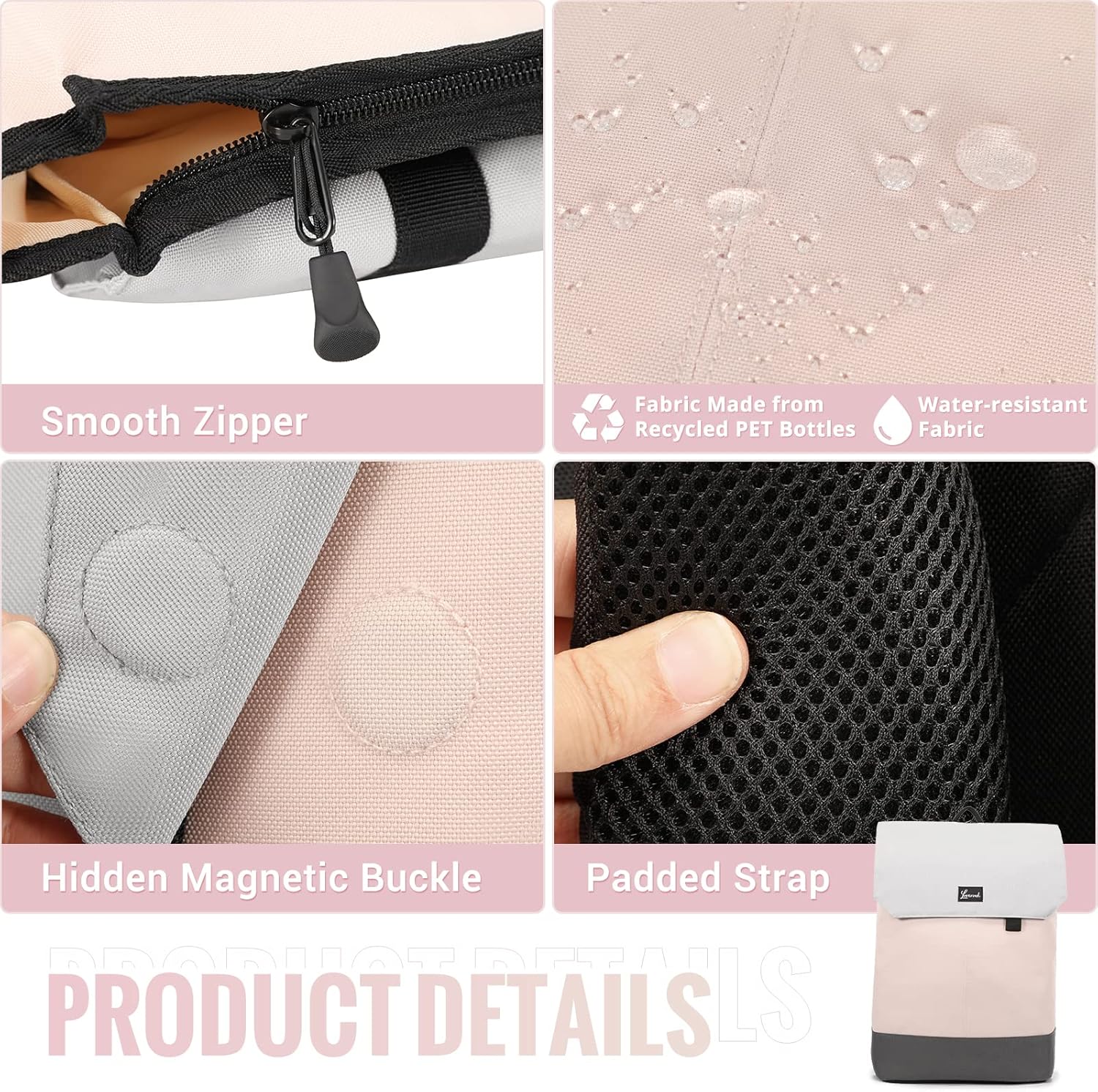 Elegant Laptop Backpack. 15.6 - Image 11
