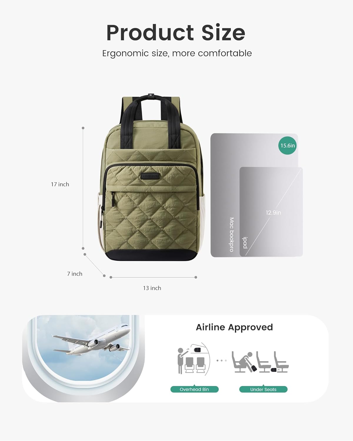 Travel Backpack 15.6 17.3 - Image 4