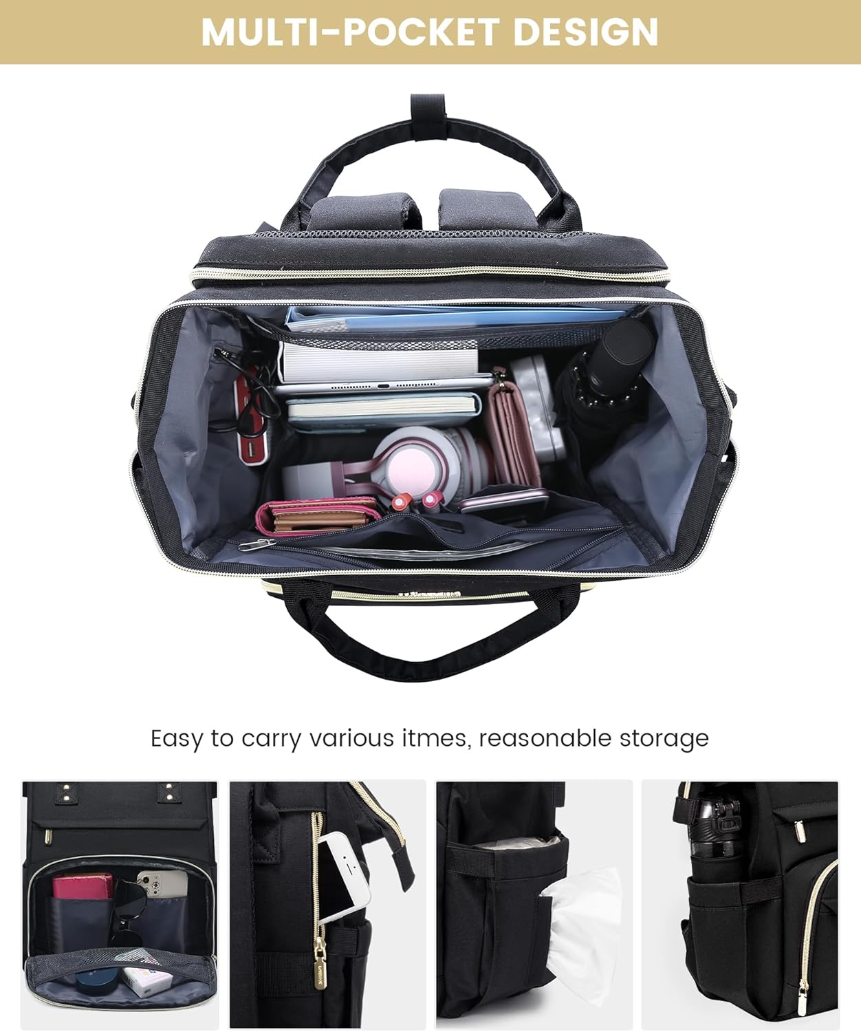 Viola Ⅱ Laptop Backpack with Separate Laptop Compartment. 15.6 17 - Image 8