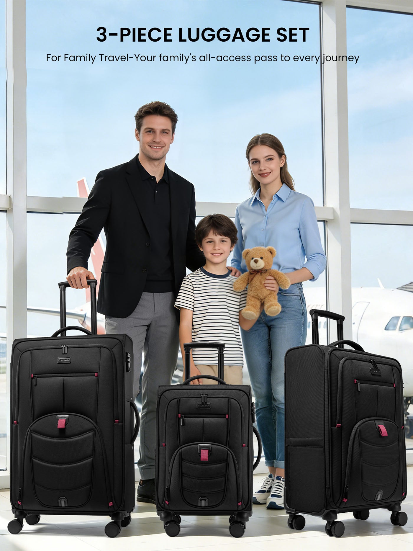 Carry On Luggage 22 24 28 (ONLY US) - Image 2