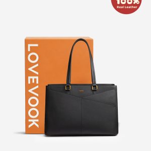 Elevate Top-Grain Leather Tote--100% Cowhide