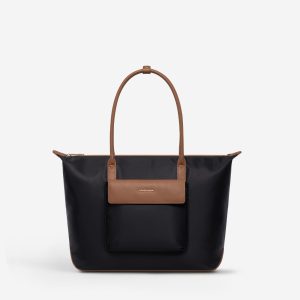 Grace Laptop Tote. Ink Brown (US ONLY)