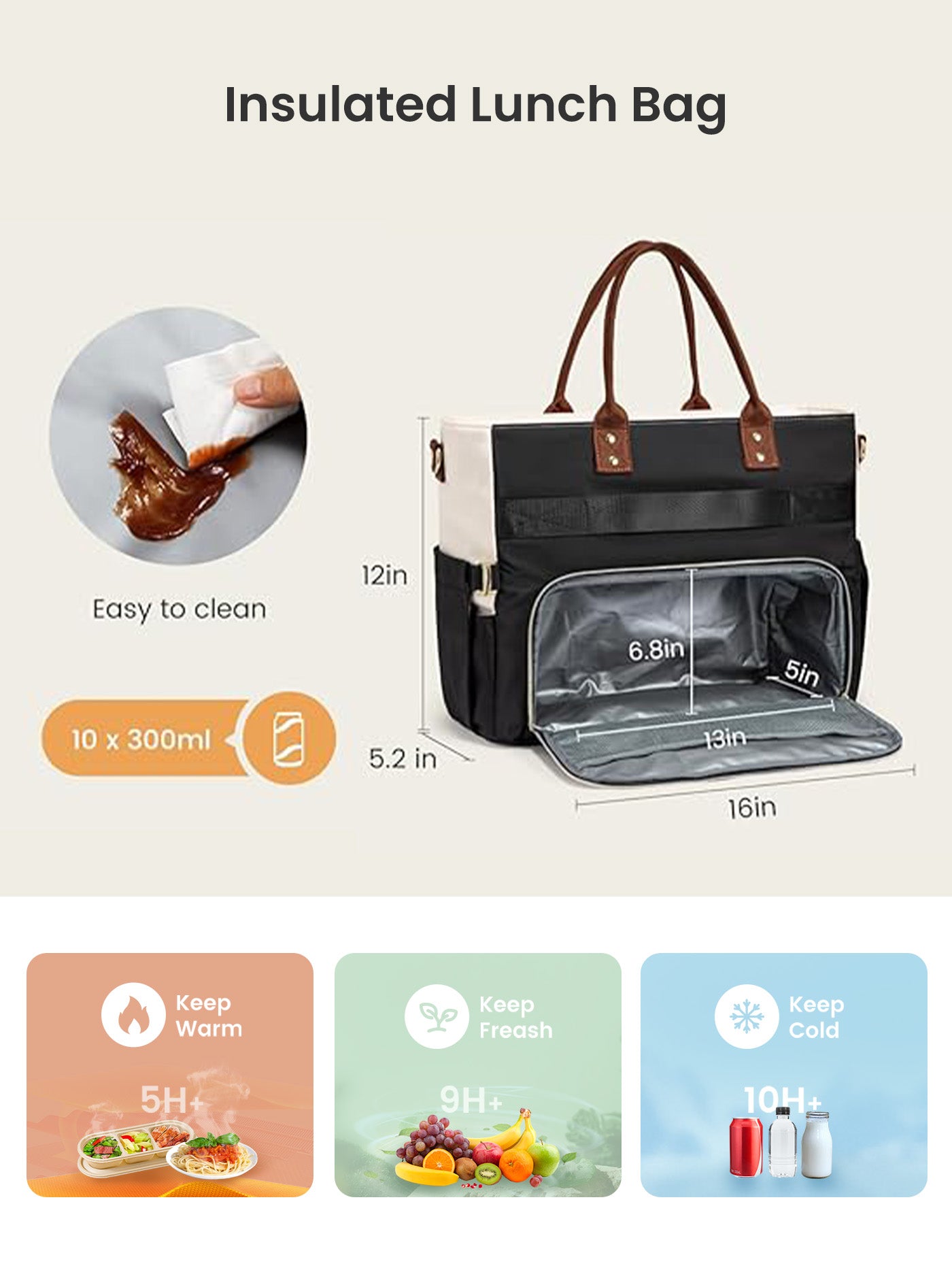 Insulated Lunch Bag 15.6 17.3 - Image 4