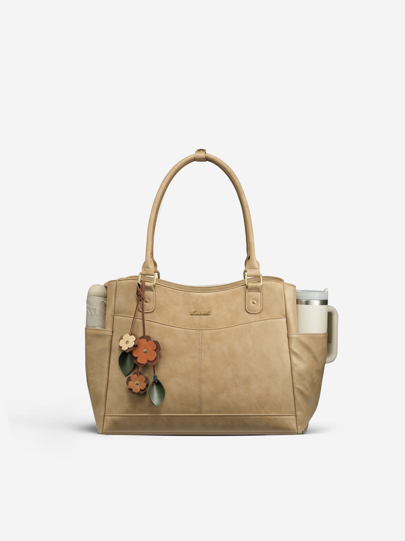 Leather Vintage Tote Bag 15.6 17.3 - Image 13