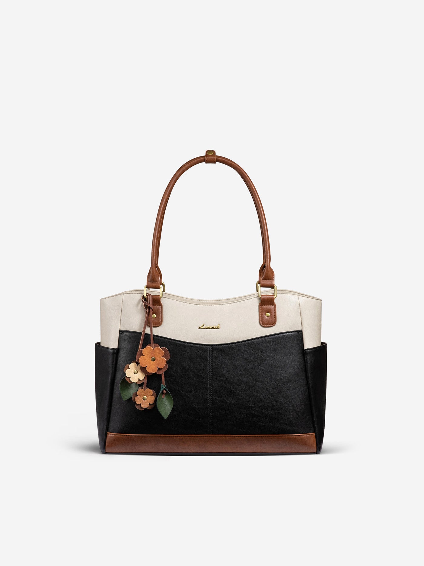 Leather Vintage Tote Bag 15.6 17.3 - Image 11