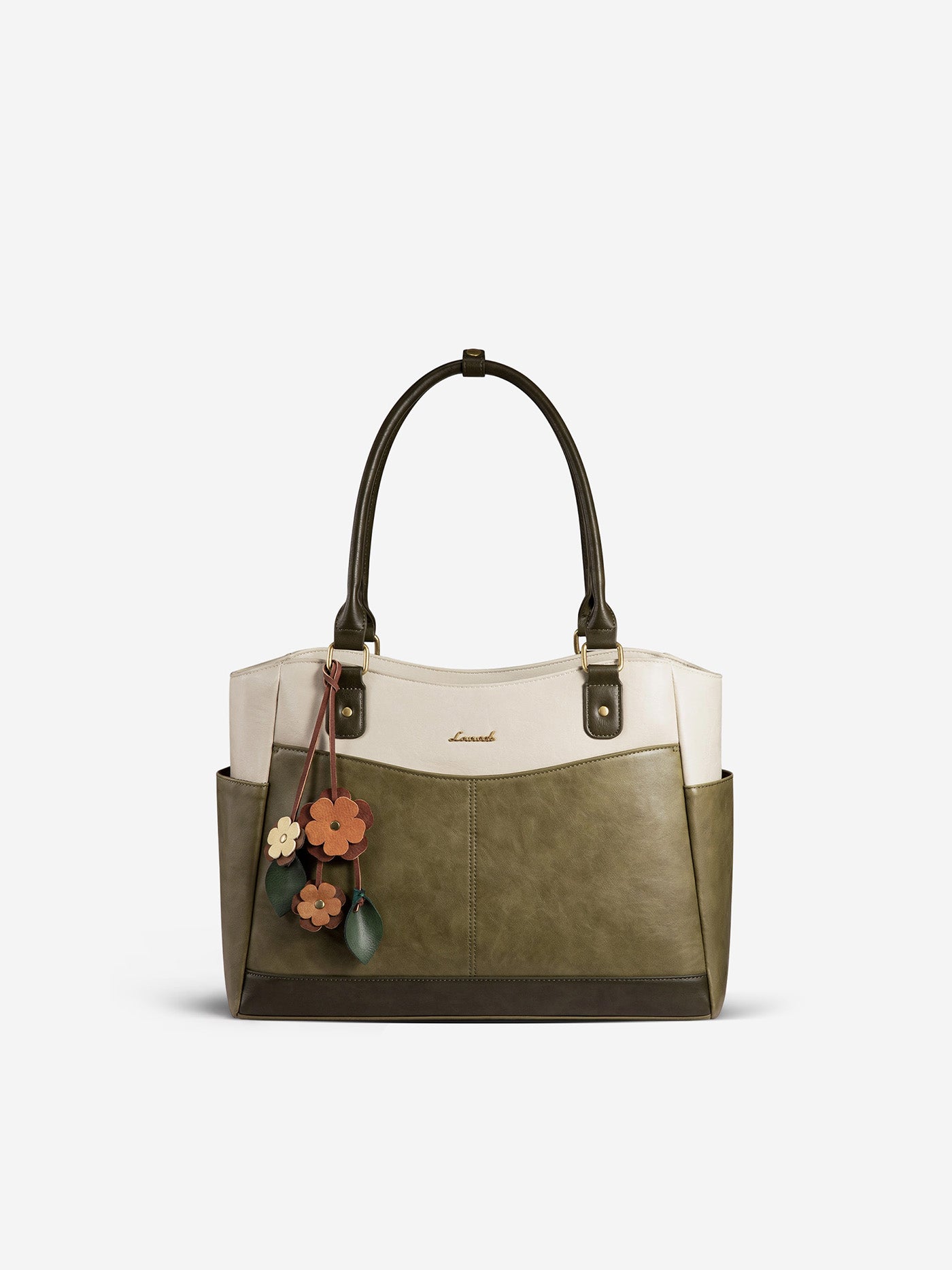 Leather Vintage Tote Bag 15.6 17.3