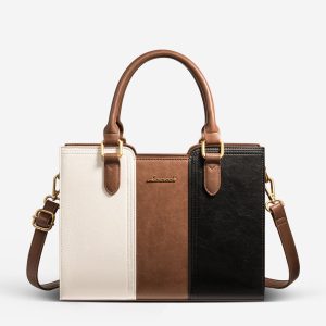 Vintage Leather Shoulder Handbag 11 12.6