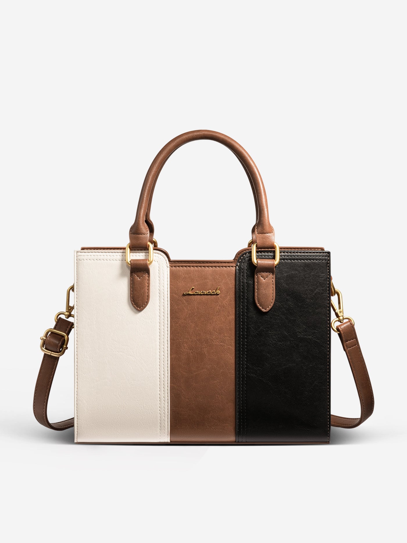 Vintage Leather Shoulder Handbag 11 12.6
