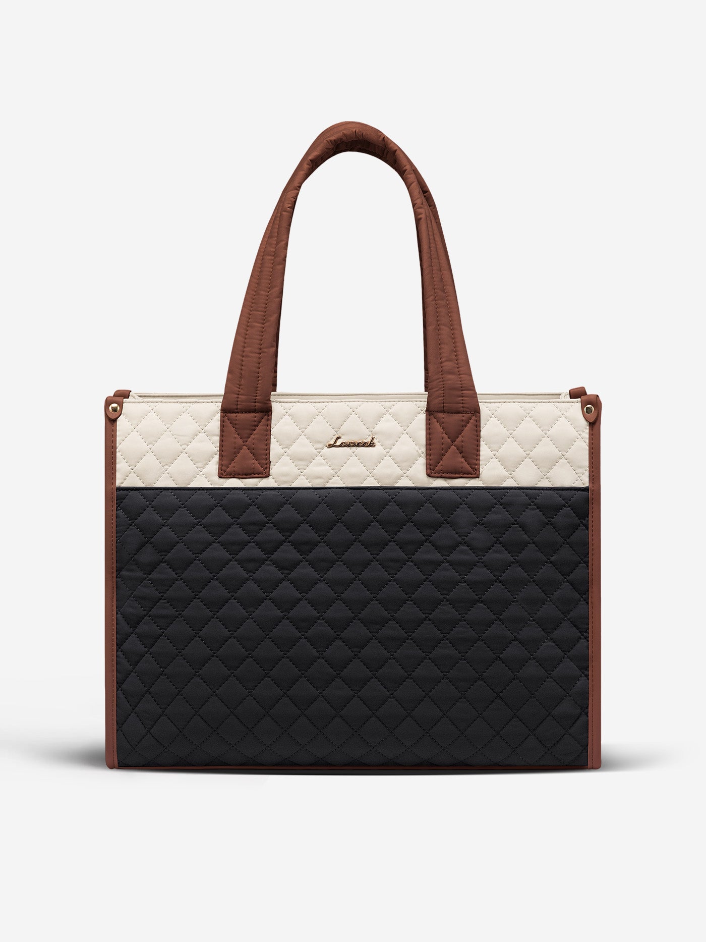 2Pcs Quilted Work Tote Bag. 15.6 17.3