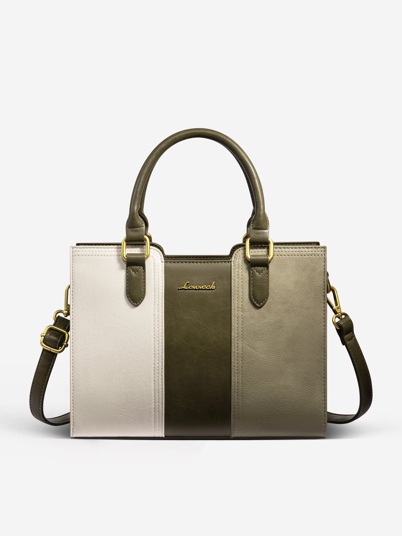 Vintage Leather Shoulder Handbag 11 12.6 - Image 8