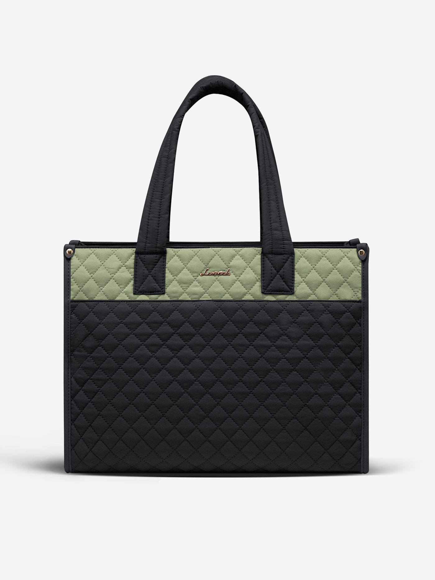2Pcs Quilted Work Tote Bag. 15.6 17.3 - Image 17