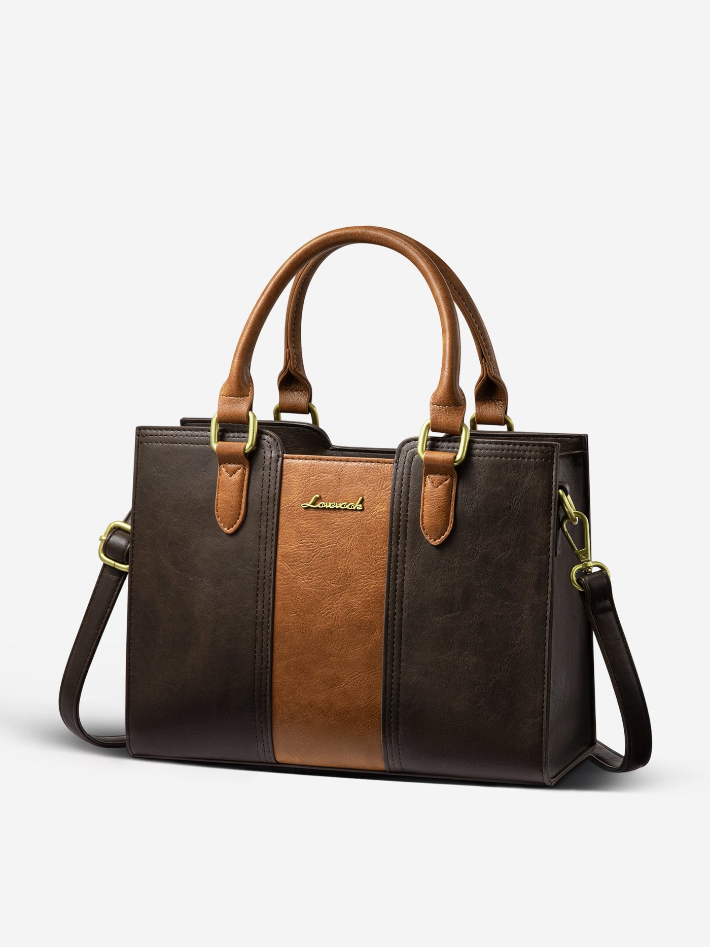 Vintage Leather Shoulder Handbag 11 12.6 - Image 10