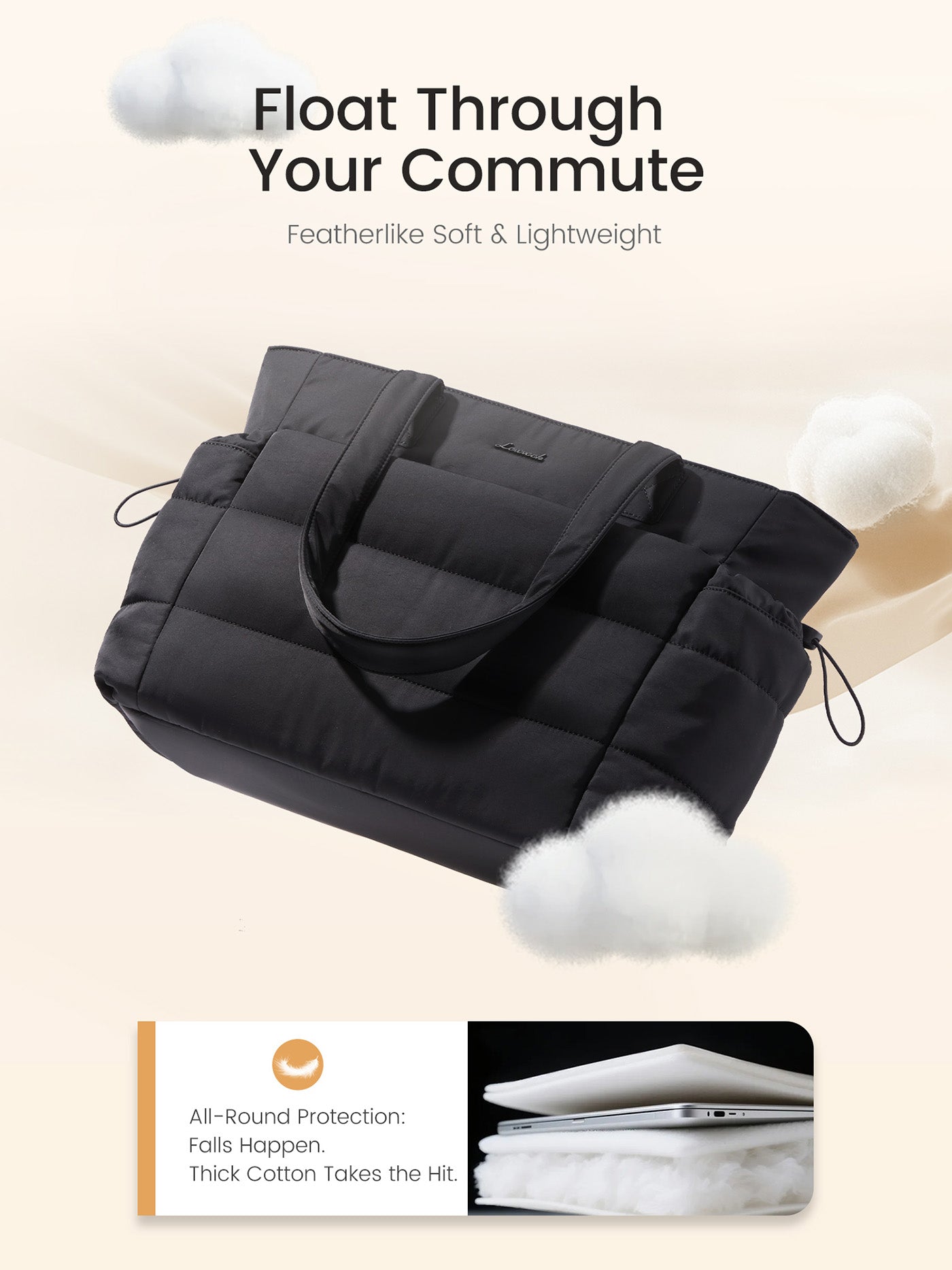 Puffer Tote Bag 15.6 17.3 - Image 5