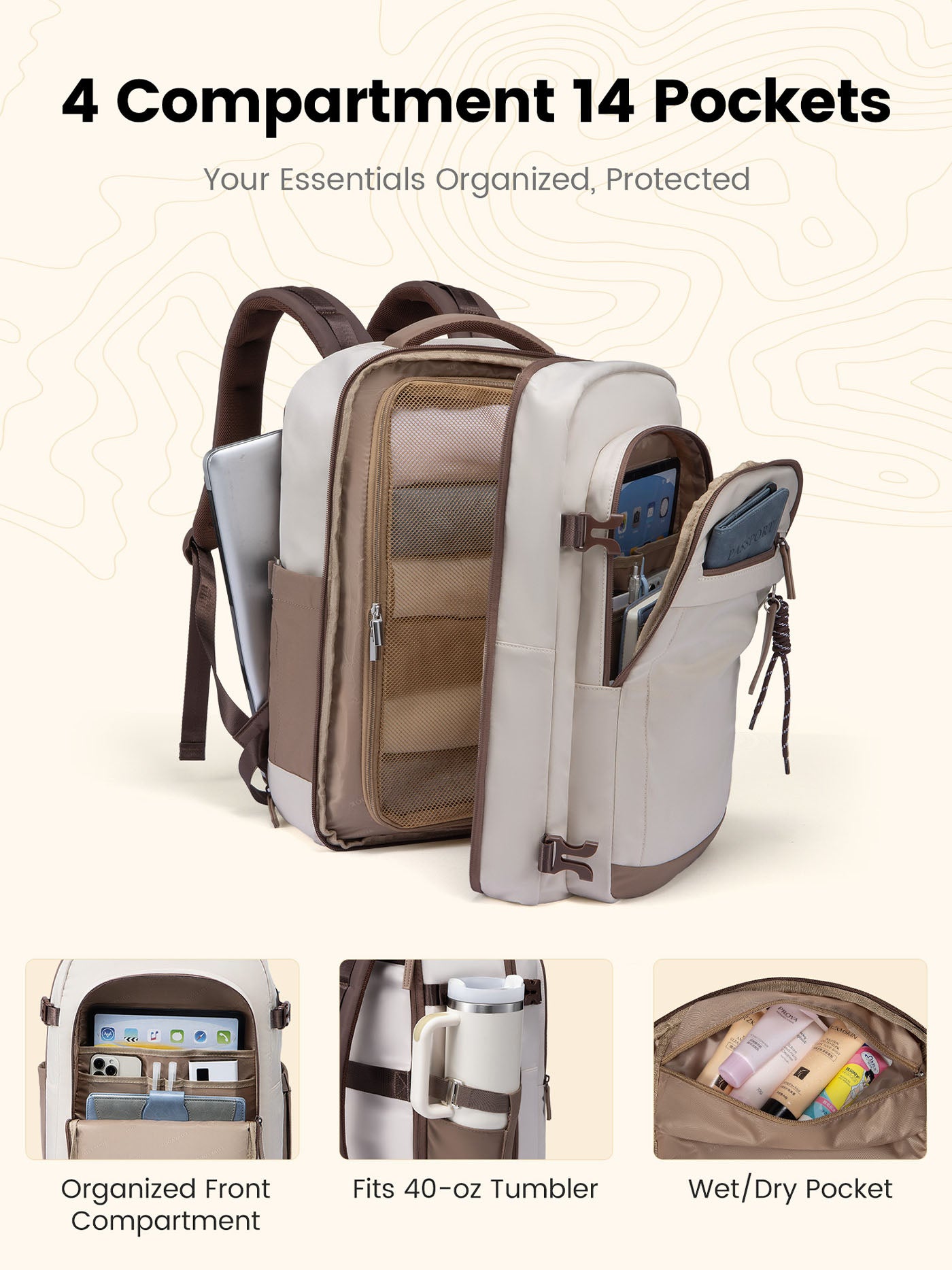 Travel Backpack 40L/50L - Image 3
