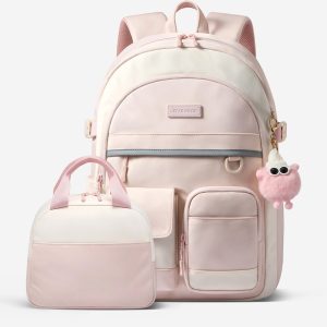 Cute School Backpack with Lunch Bag