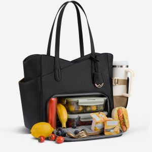 Lunch Tote Bag with Lunch Compartment 15.6 17.3