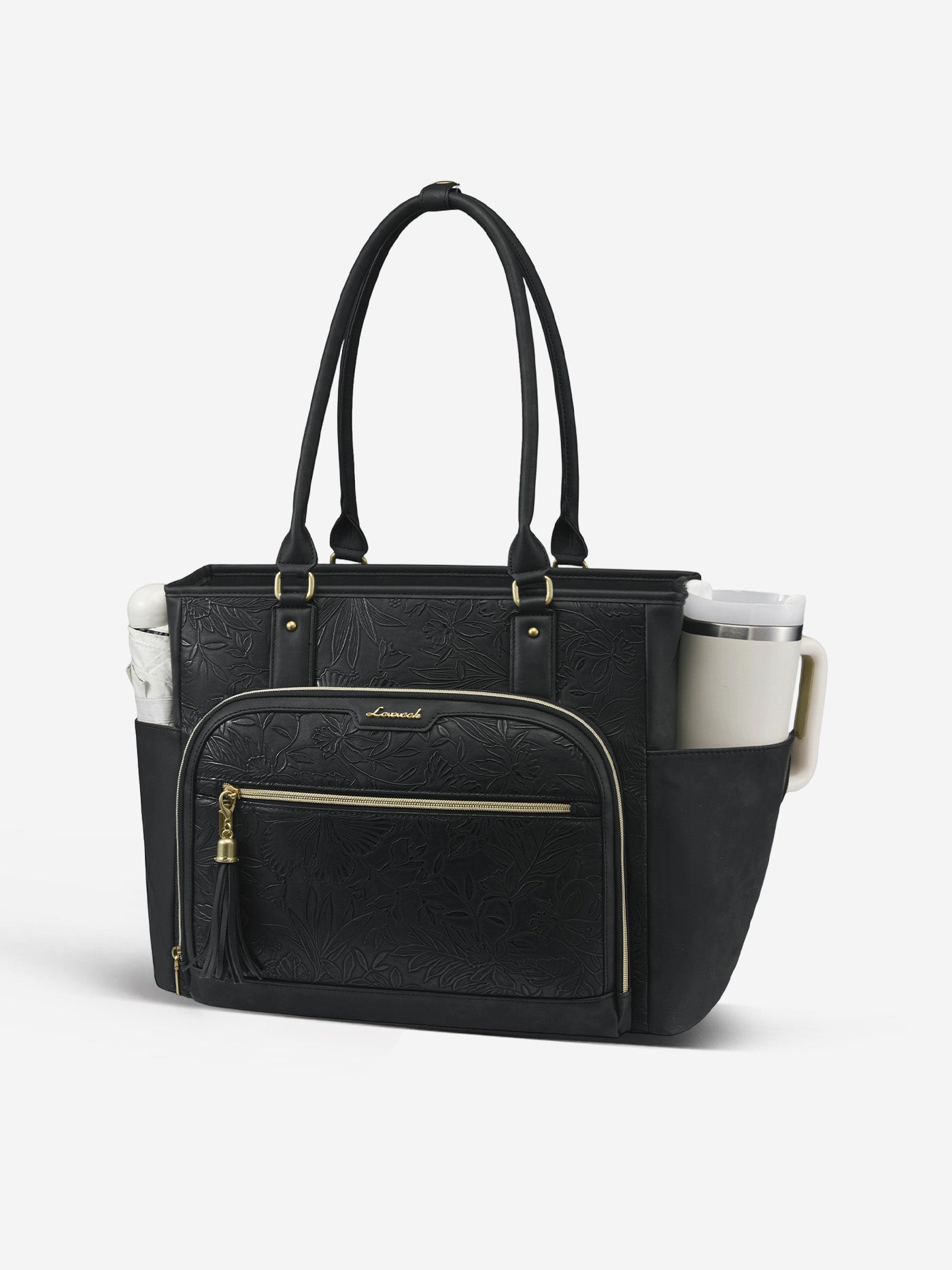 Vintage Leather Laptop Tote Bag 15.6 17.3 - Image 10